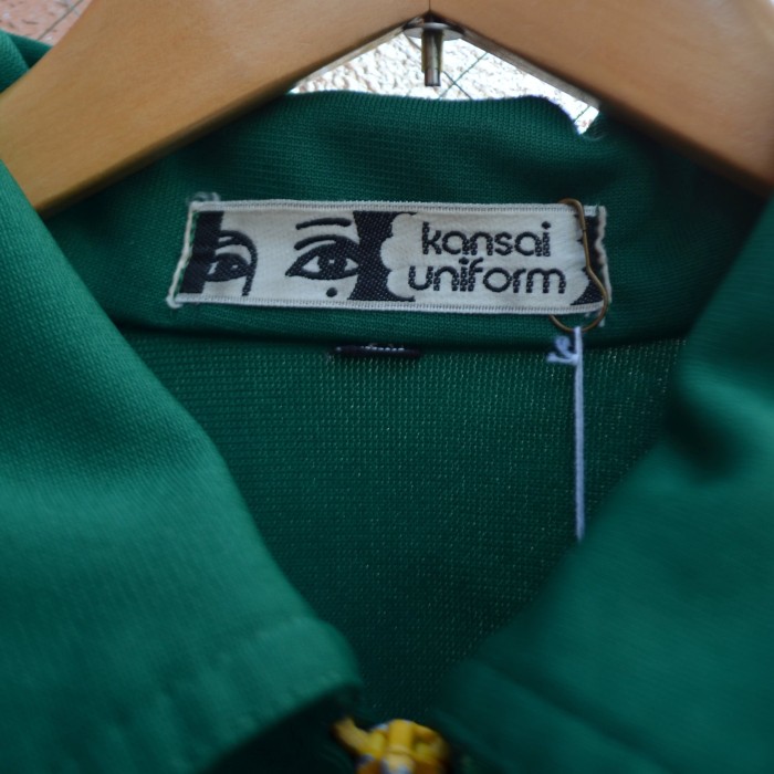 80's " kansai uniform " Jersey Zipup Jacket | Vintage.City 古着屋、古着コーデ情報を発信