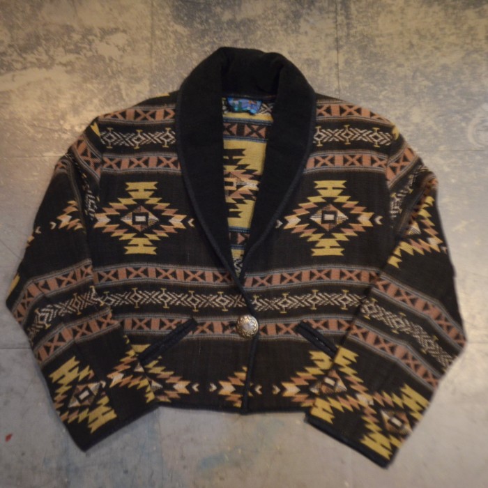~90's Short length native jacket | Vintage.City Vintage Shops, Vintage Fashion Trends