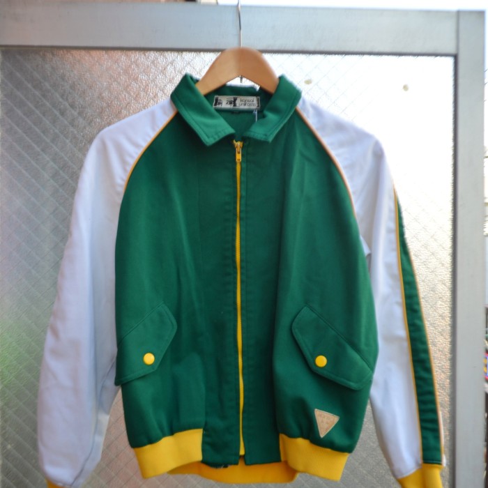 80's " kansai uniform " Jersey Zipup Jacket | Vintage.City 빈티지숍, 빈티지 코디 정보
