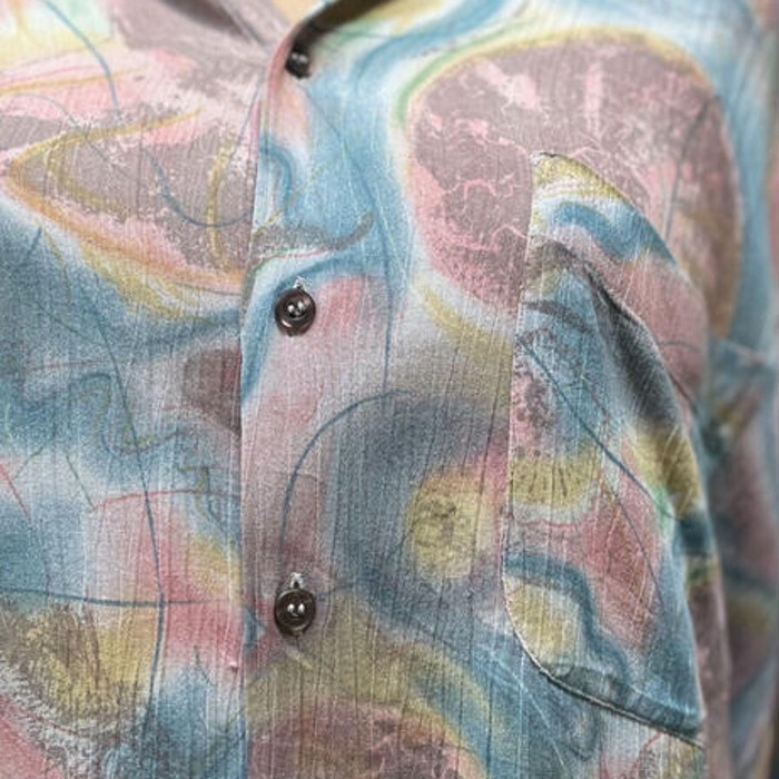 Men’s multi color crazy pattern shirt | Vintage.City 古着屋、古着コーデ情報を発信