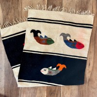 50’s~us vintage wool rug (fish) | Vintage.City 빈티지숍, 빈티지 코디 정보