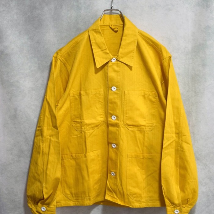 old " euro work " herringbone cotton coverall jacket | Vintage.City Vintage Shops, Vintage Fashion Trends