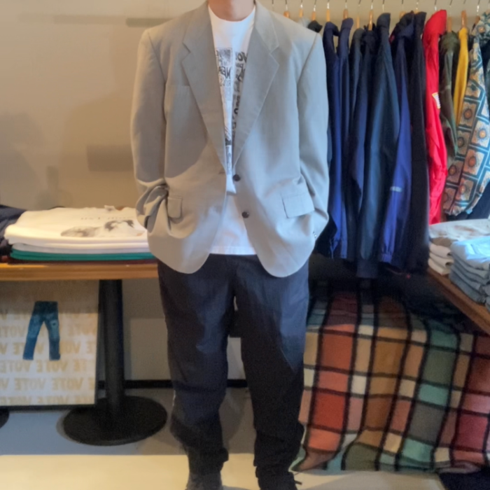 AD1990 COMME des GARCONS HOMME tailored jacket 「グレンチェック」 | Vintage.City 빈티지숍, 빈티지 코디 정보