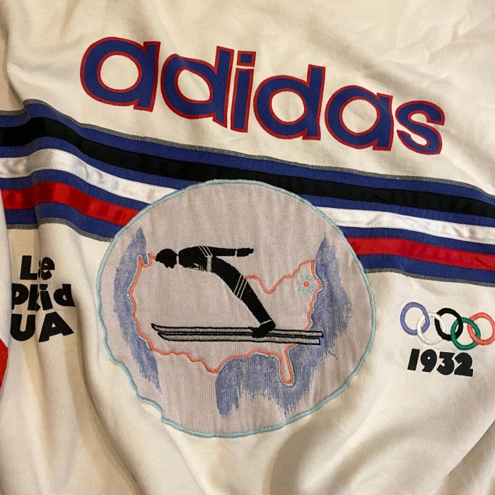 ビンテージ 80年代 アディダス オリンピック スウェット ホワイト ...