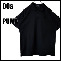 PUMA　プーマ　ポロシャツ　ワンポイント 刺繍デザイン　黒　サイズL | Vintage.City 빈티지숍, 빈티지 코디 정보