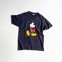 1980s Disney Mickey Mouse T-shirt BLACK MADE IN USA 【M】 | Vintage.City 빈티지숍, 빈티지 코디 정보