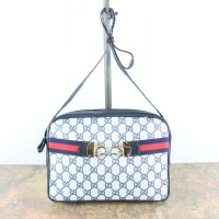 OLD GUCCI GG PATTERNED SHERRY LINE LOGO SHOULDER BAG MADE IN ITALY/オールドグッチGG柄シェリーラインロゴショルダーバッグ | Vintage.City 빈티지숍, 빈티지 코디 정보