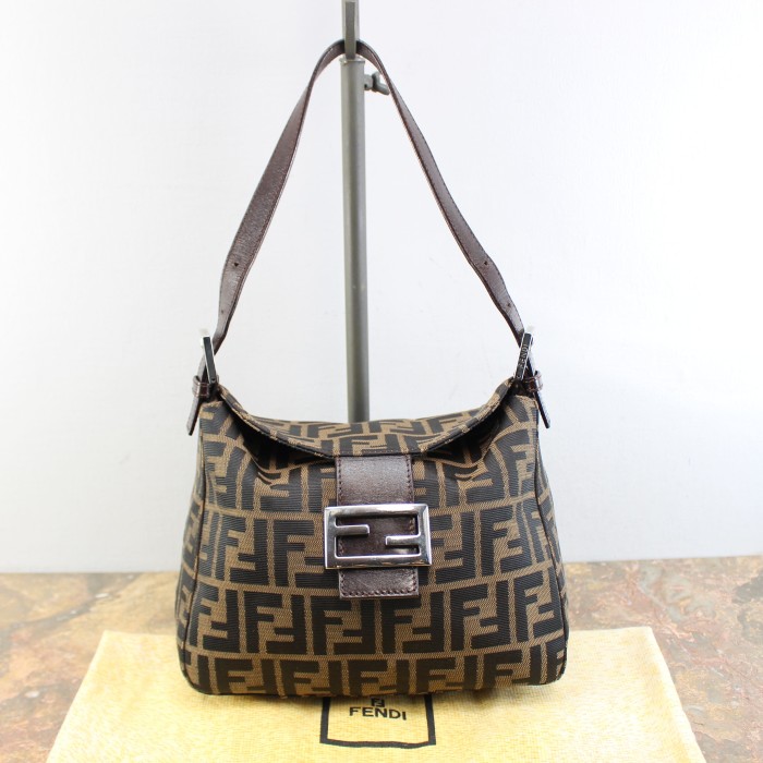 FENDI ZUCCA PATTERNED SEMI SHOULDER BAG MADE IN ITALY/フェンディ 