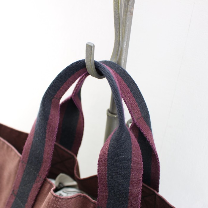 HERMES BICOLOR DESIGN CANVAS HAND BAG MADE IN FRANCE/エルメスフールトゥバイカラーキャンバスハンドバッグ | Vintage.City 빈티지숍, 빈티지 코디 정보