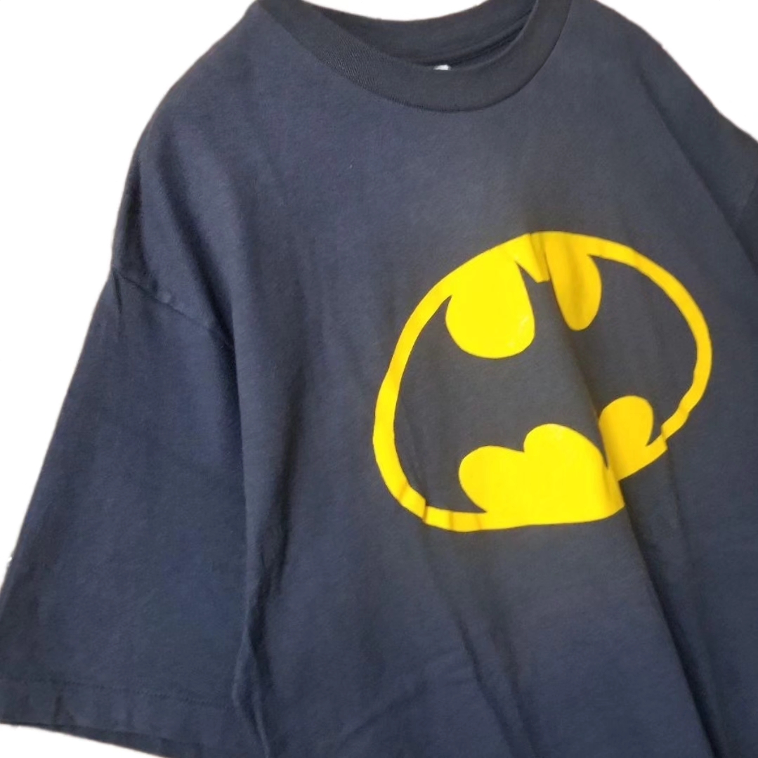 80s~90s BATMAN バットマン ヴィンテージ Tシャツ キャラT ネイビー