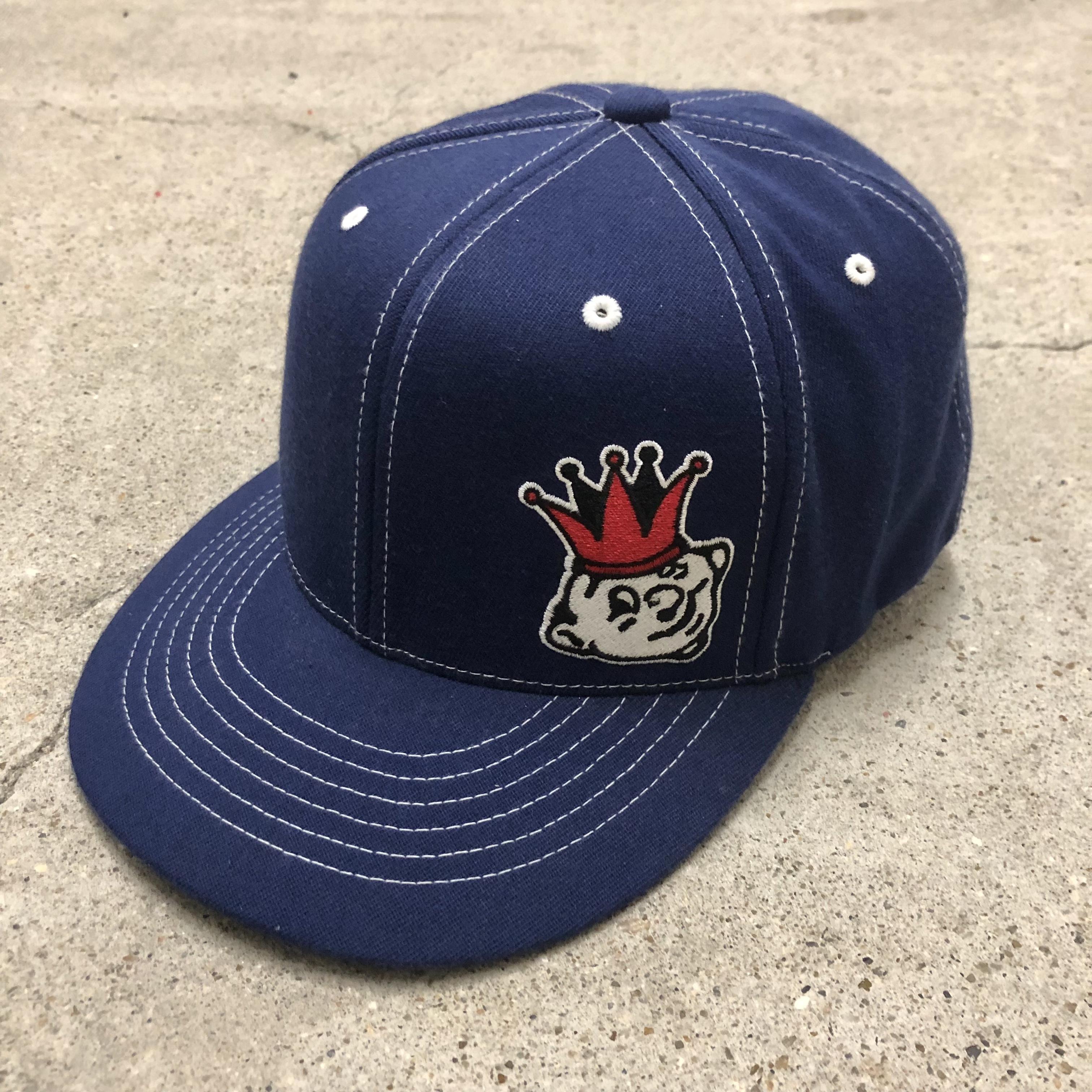 00s OLD STUSSY/Crown Baseball cap/L-XL/クラウン刺繍/ベースボール