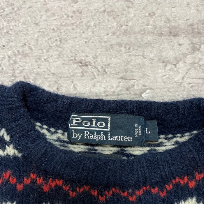 Polo by Ralph Lauren Nordic shoulder button wool knit | Vintage.City 古着屋、古着コーデ情報を発信
