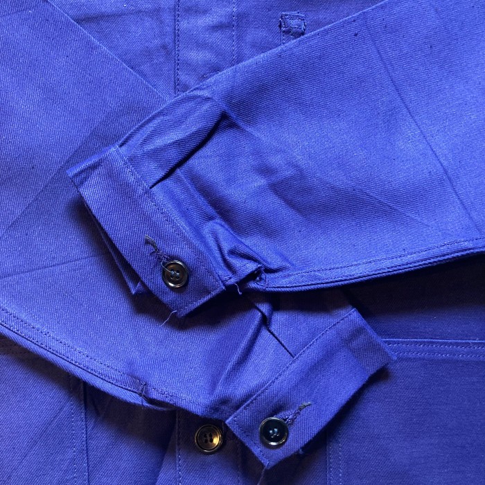 60s〜French work jacket 「DEAD STOCK」ワークジャケット フランス製 vintage ブルー カバーオール | Vintage.City 빈티지숍, 빈티지 코디 정보