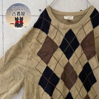 DOCKERS メンズ アーガイル  ニット XL ゆるだぼ セーター | Vintage.City 古着屋、古着コーデ情報を発信