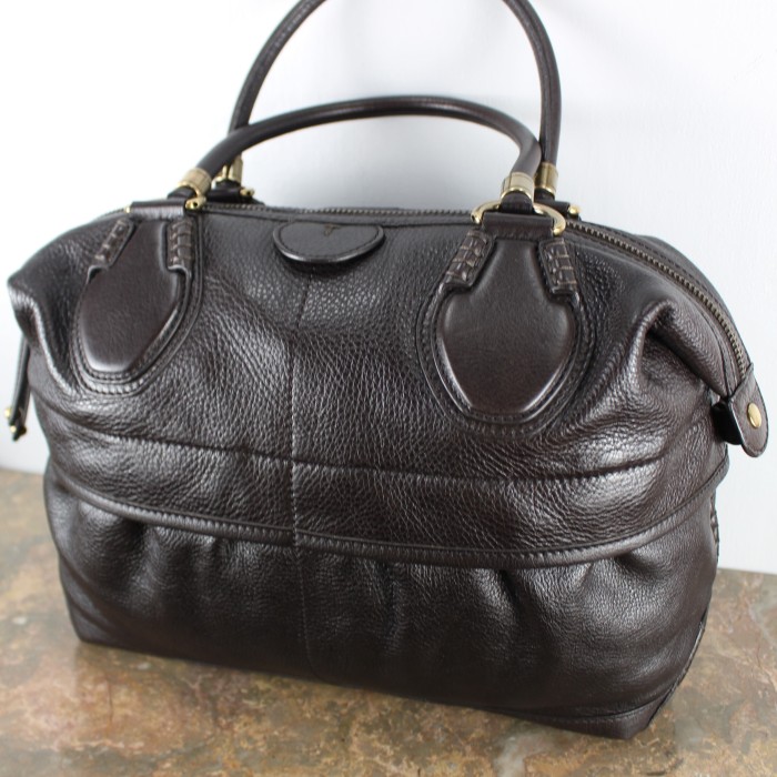 TOD'S LEATHER BOSTON BAG MADE IN ITALY/トッズレザーボストンバッグ | Vintage.City 빈티지숍, 빈티지 코디 정보