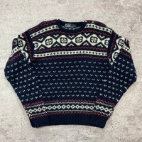 Polo by Ralph Lauren Nordic shoulder button wool knit | Vintage.City 빈티지숍, 빈티지 코디 정보