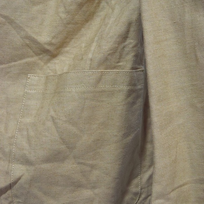dead stock linen x cotton shirts jacket | Vintage.City 古着屋、古着コーデ情報を発信