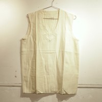 French Army Linen Vest Natural | Vintage.City ヴィンテージ 古着