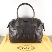 TOD'S LEATHER BOSTON BAG MADE IN ITALY/トッズレザーボストンバッグ | Vintage.City ヴィンテージ 古着