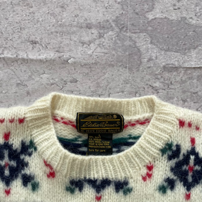 80~90s Eddie Bauer Nordic wool knit | Vintage.City 古着屋、古着コーデ情報を発信