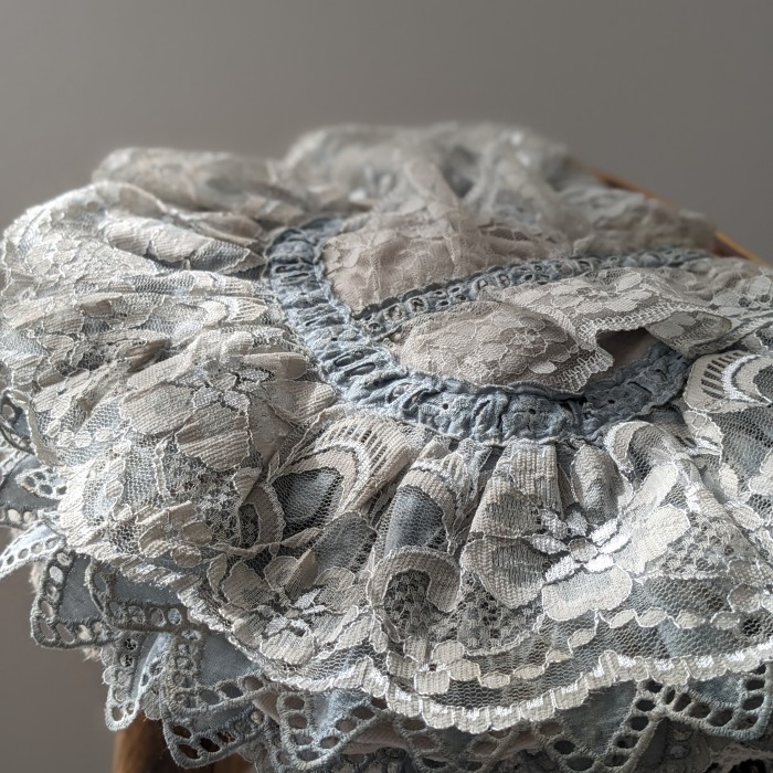 Antique bluegray lace bag | Vintage.City 古着屋、古着コーデ情報を発信