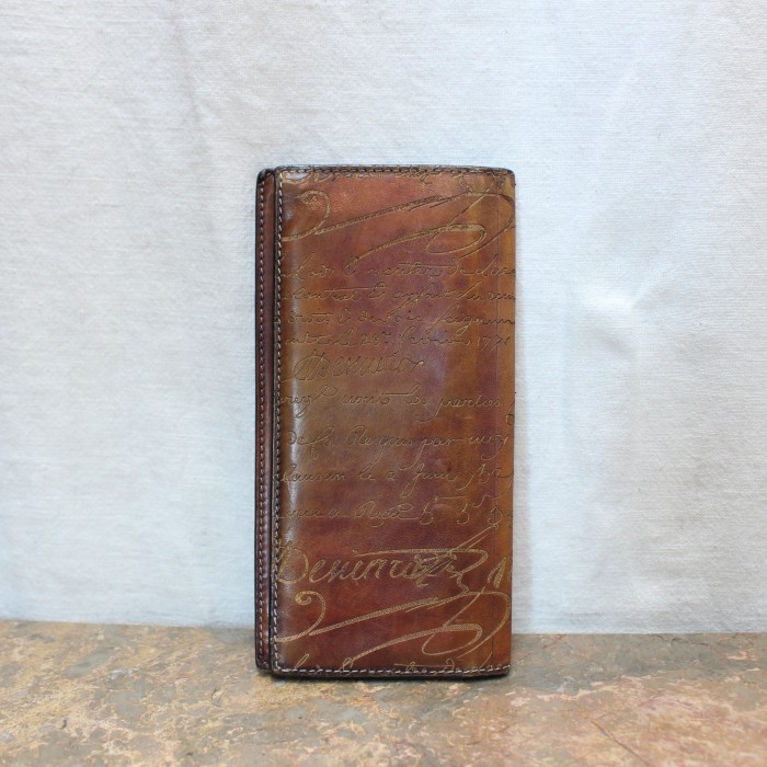 Berluti CALLIGRAPHY LEATHER WALLET MADE IN ITALY/ベルルッティ ...