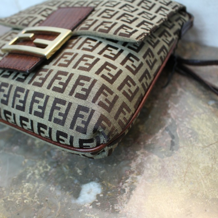 FENDI ZUCCA PATTERNED SHOULDER BAG MADE IN ITALY/フェンディズッカ 
