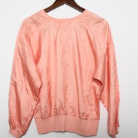 Salmon Pink / Satin Pull Over | Vintage.City 古着屋、古着コーデ情報を発信