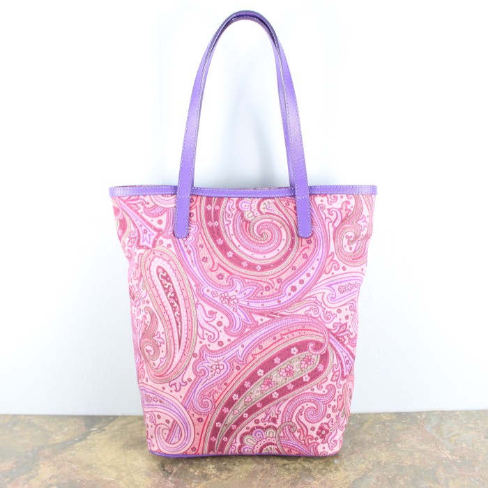 ETRO PAISLEY PATTERNED TOTE BAG MADE IN ITALY/エトロペイズリー柄 ...