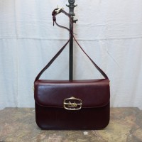 VINTAGE CELINE CARRIAGE LOGO LEATHER SHOULDER BAG MADE IN ITALY/ヴィンテージセリーヌ馬車ロゴレザーショルダーバッグ | Vintage.City 빈티지숍, 빈티지 코디 정보