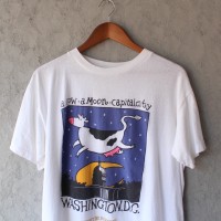 90's 空飛ぶ牛　シュールイラストTシャツ | Vintage.City 古着屋、古着コーデ情報を発信