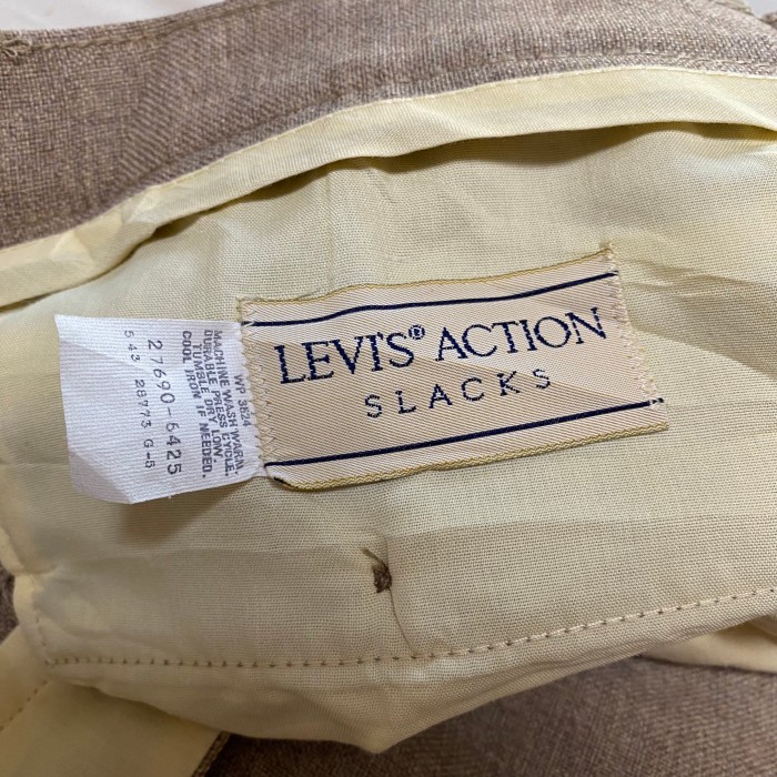 90's / 《Levi's》ACTION SLACKS サンドベージュ | Vintage.City 古着屋、古着コーデ情報を発信