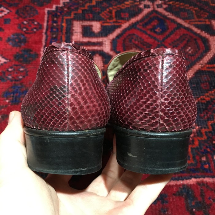 GUCCI PYSON LEATHER HORSE BIT LOAFER MADE IN ITALY/グッチパイソンレザーホースビットローファー | Vintage.City 빈티지숍, 빈티지 코디 정보