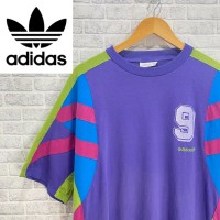 adidas 古着 Tシャツ 紫 ロゴ カラフル LTS オーバーサイズ | Vintage.City 빈티지숍, 빈티지 코디 정보