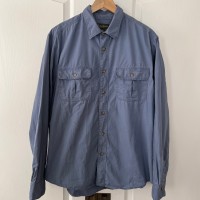 Eddie Bauer エディーバウアー 長袖 ワーク ミリタリー シャツ XL ブルー | Vintage.City 古着屋、古着コーデ情報を発信