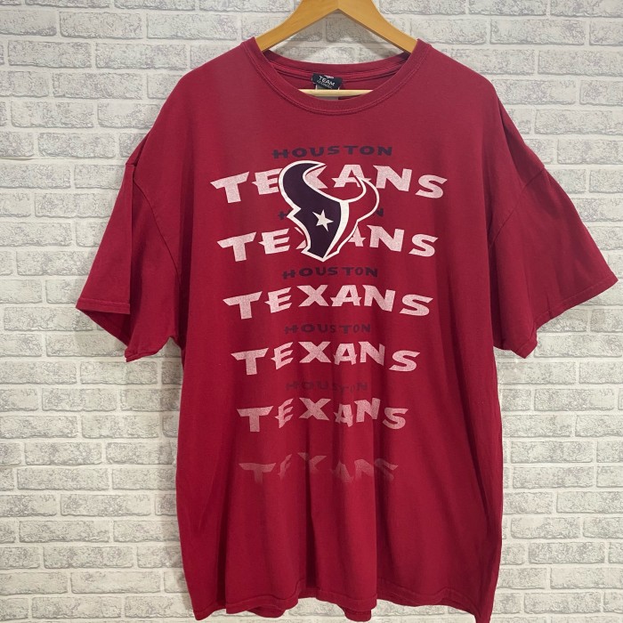 NFL 古着 Tシャツ 赤 オーバーサイズ TEXANS | Vintage.City 빈티지숍, 빈티지 코디 정보