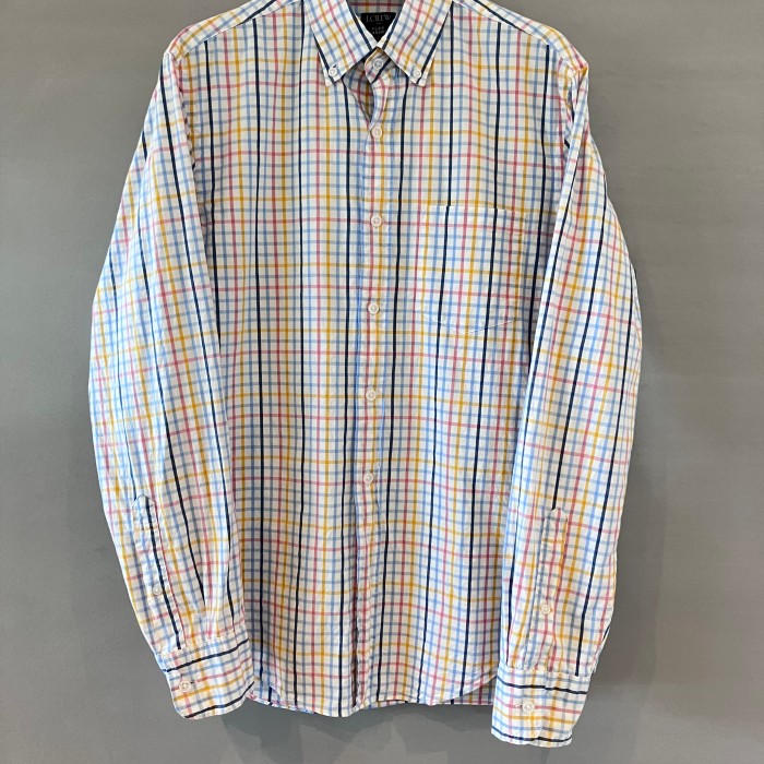 J.CREW ジェイクルー マルチカラー チェックBDシャツ SLIM Sサイズ | Vintage.City 빈티지숍, 빈티지 코디 정보