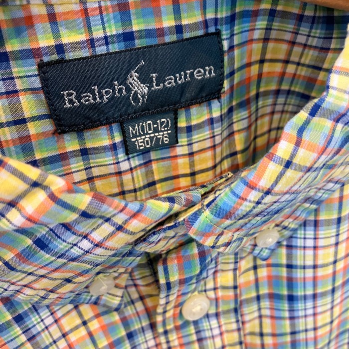 Ralph Lauren ラルフローレン マルチカラー チェックシャツ サイズM（10-12） | Vintage.City 古着屋、古着コーデ情報を発信