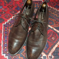 SILVANO SASSETTI LEATHER BROGUE SHOES MADE IN ITALY/シルヴァノサセッティレザーブローグシューズ | Vintage.City 빈티지숍, 빈티지 코디 정보