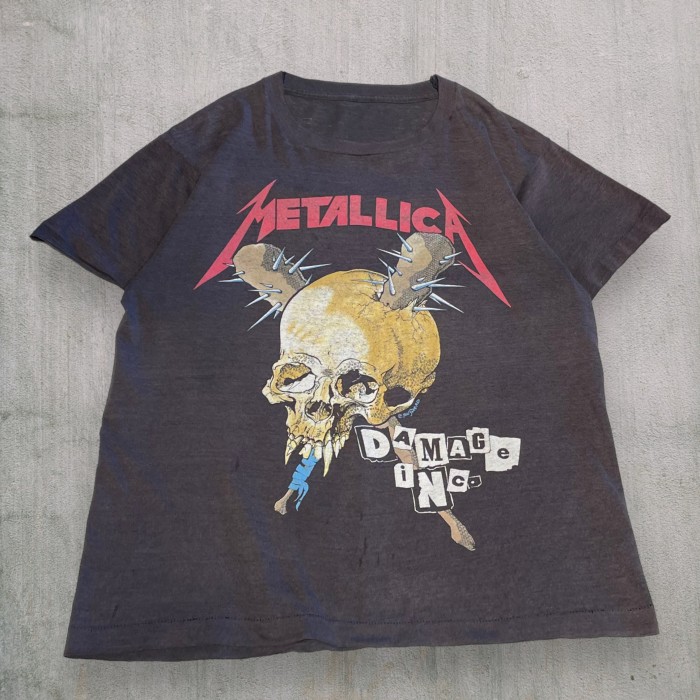 80s-90s METALLICA , Damage inc. t-shirt (pushead) | Vintage.City