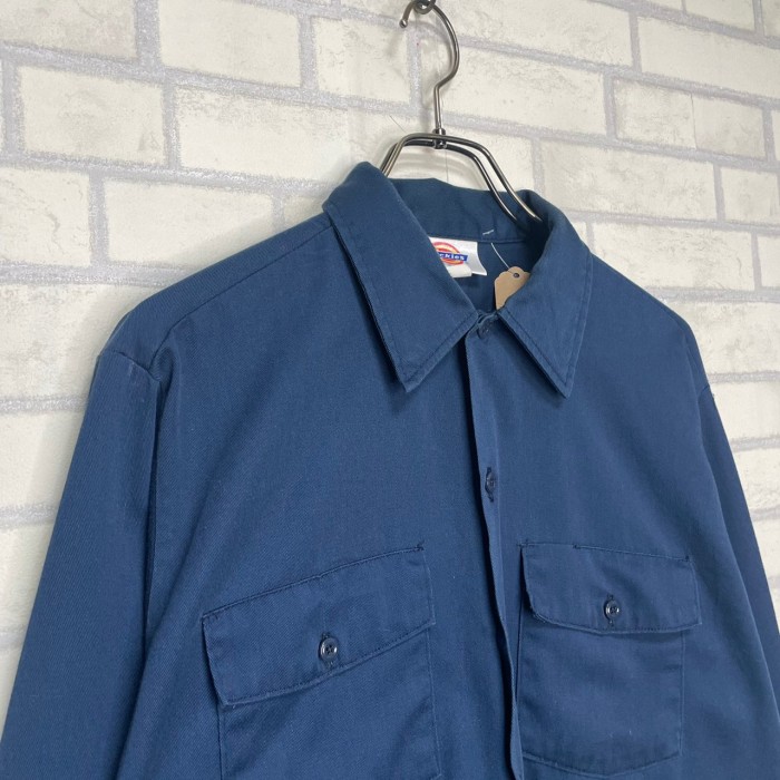 【Made in USA】Dickies   長袖ワークシャツ　M | Vintage.City 古着屋、古着コーデ情報を発信