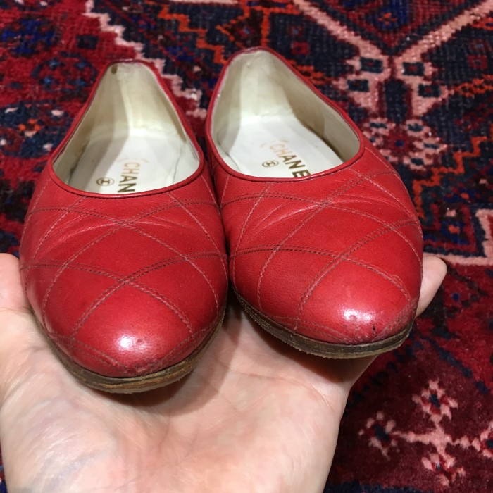 CHANEL MATELASSE LEATHER PUMPS MADE IN ITALY/シャネルレザーヒールパンプス | Vintage.City 古着屋、古着コーデ情報を発信