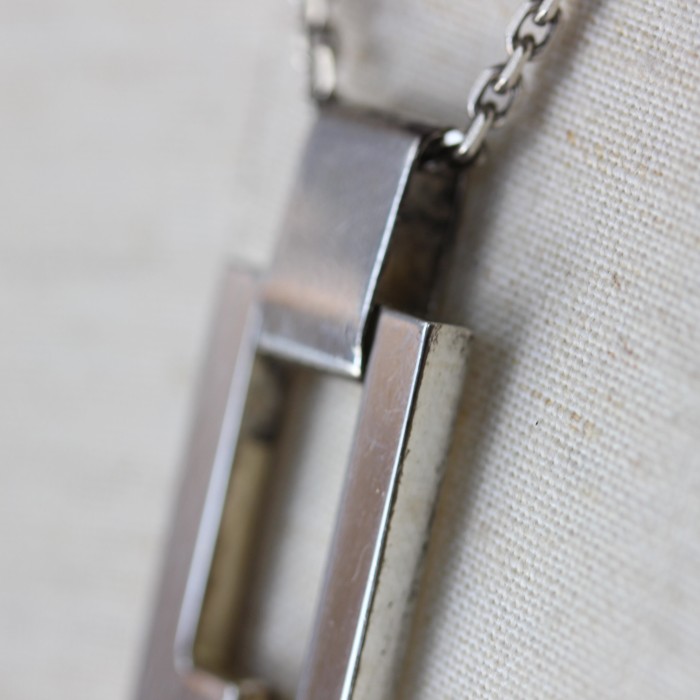 GUCCI SILVER CHAIN NECKLACE MADE IN ITALY/グッチシルバーネックレス | Vintage.City 古着屋、古着コーデ情報を発信