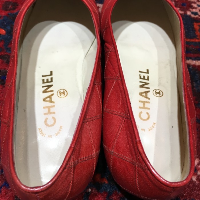 CHANEL MATELASSE LEATHER PUMPS MADE IN ITALY/シャネルレザーヒールパンプス | Vintage.City 古着屋、古着コーデ情報を発信