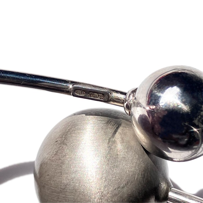 「UNOAERRE」 ITALY Silver 925 Double Ball Bangle × Ring Set | Vintage.City Vintage Shops, Vintage Fashion Trends