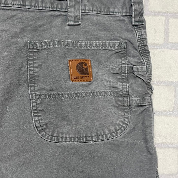 【W40】Carhartt   ペインターショーツ　コットン100%   革パッチ | Vintage.City 古着屋、古着コーデ情報を発信