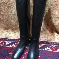 GUCCI STUDDED LEATHER BOOTS MADE IN ITALY/グッチスタッズレザーブーツ | Vintage.City 古着屋、古着コーデ情報を発信