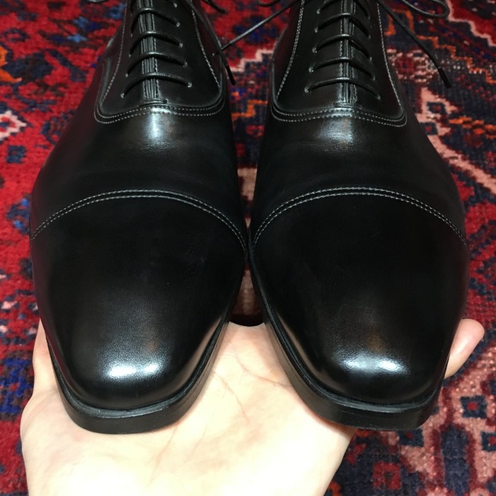 SANTONI 7653 LEATHER STRAIGHT SHOES MADE IN ITALY/サントーニレザーストレートチップシューズ | Vintage.City 古着屋、古着コーデ情報を発信