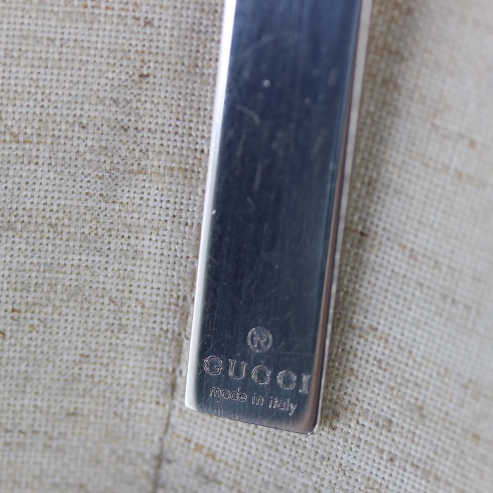 GUCCI LOGO DESIGN SILVER NECKLACE MADE IN ITALY/グッチロゴデザインシルバーネックレス | Vintage.City 古着屋、古着コーデ情報を発信