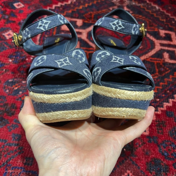LOUIS VUITTON LOGO STRAP SANDALS CL0113 MADE IN ITALY/ルイヴィトンロゴストラップサンダル | Vintage.City 古着屋、古着コーデ情報を発信